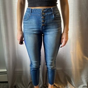 Blue Spice High Waisted Jeans, Size 9